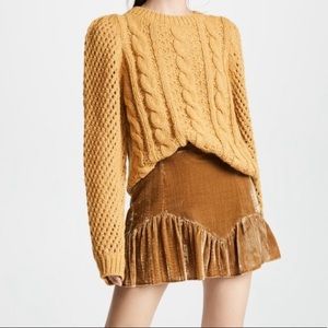 LoveShackFancy Cabled Rosie sweater